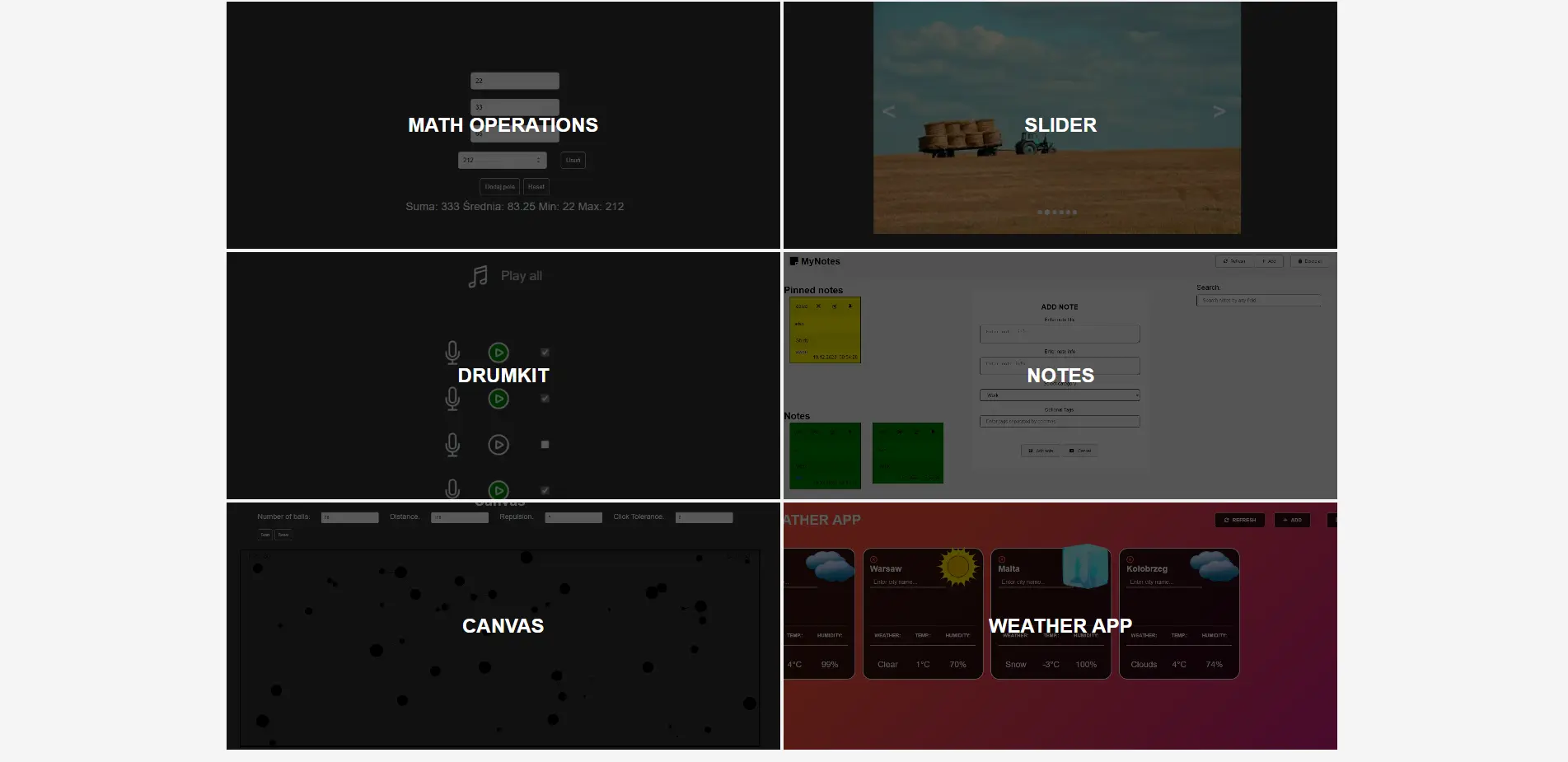 JavaScript projects image